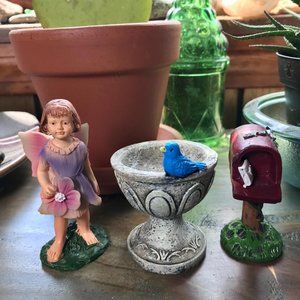 Fairy Garden Trio ~ Figurines ~ Garden Decorations